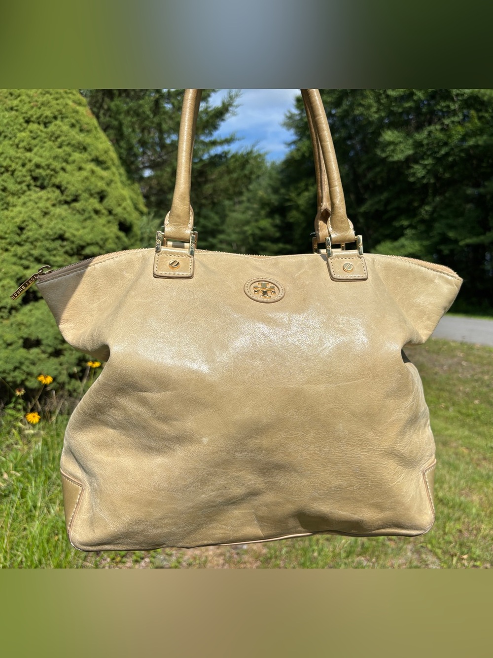 Tory Burch Leather Tote Shoulder Bag